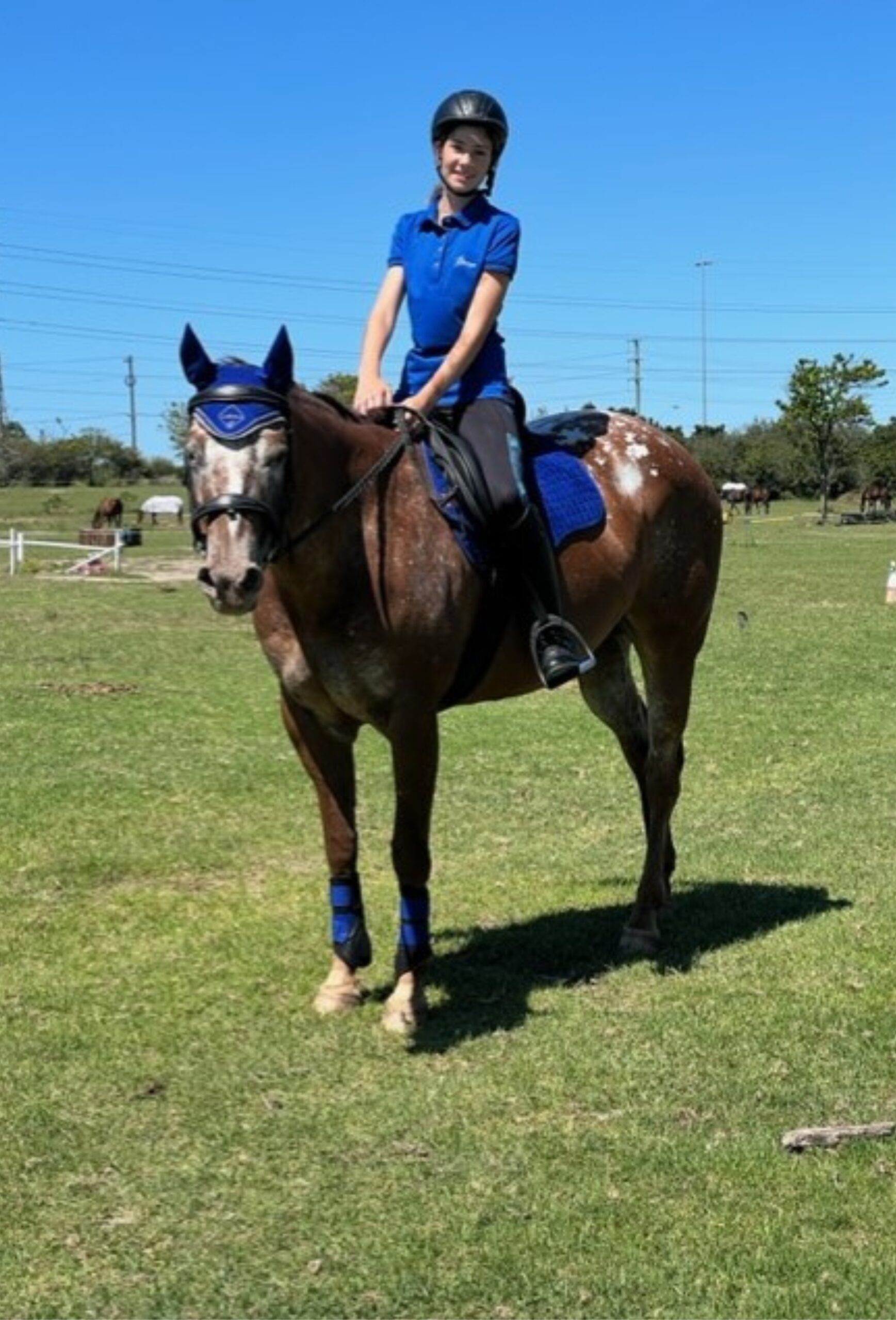 Juliet and Lacey Juliet riding Lacey, Herbals for Horses Australia